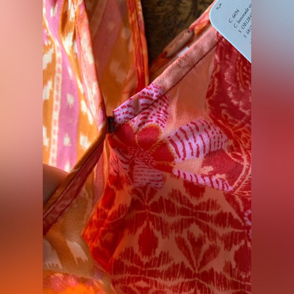 Free People Pink and Orange Tank Top - Picture 4 of 8